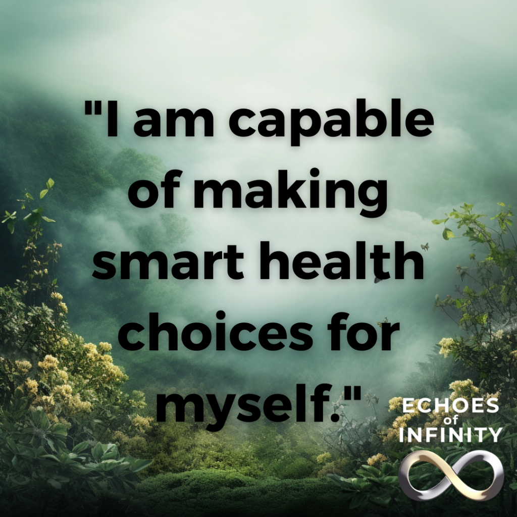 I am capable of making smart health choices for myself.